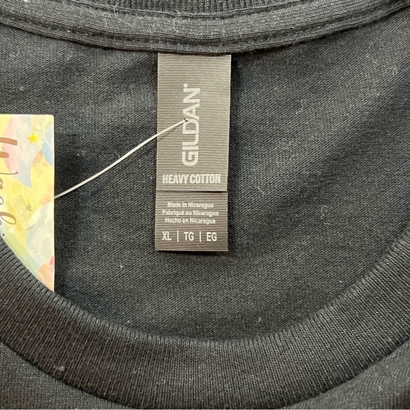 Black Short Sleeve Graphic Print T Large Green Sleepy 420 Moon flowers & dreams - Picture 6 of 8